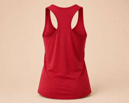 Texas Distressed Logo Women's Racerback Tank