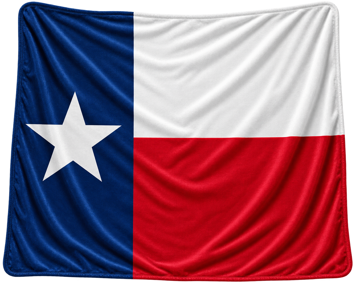 Texas Flag Blanket