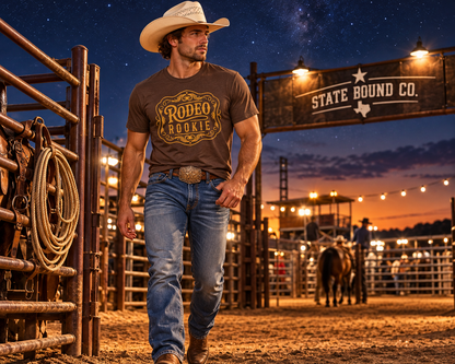 Rodeo Rookie Western Graphic T-Shirt