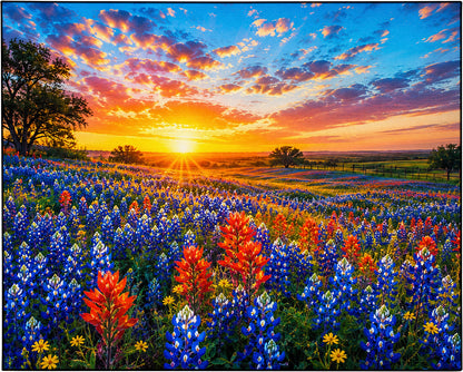 Wildflower Field Canvas Print