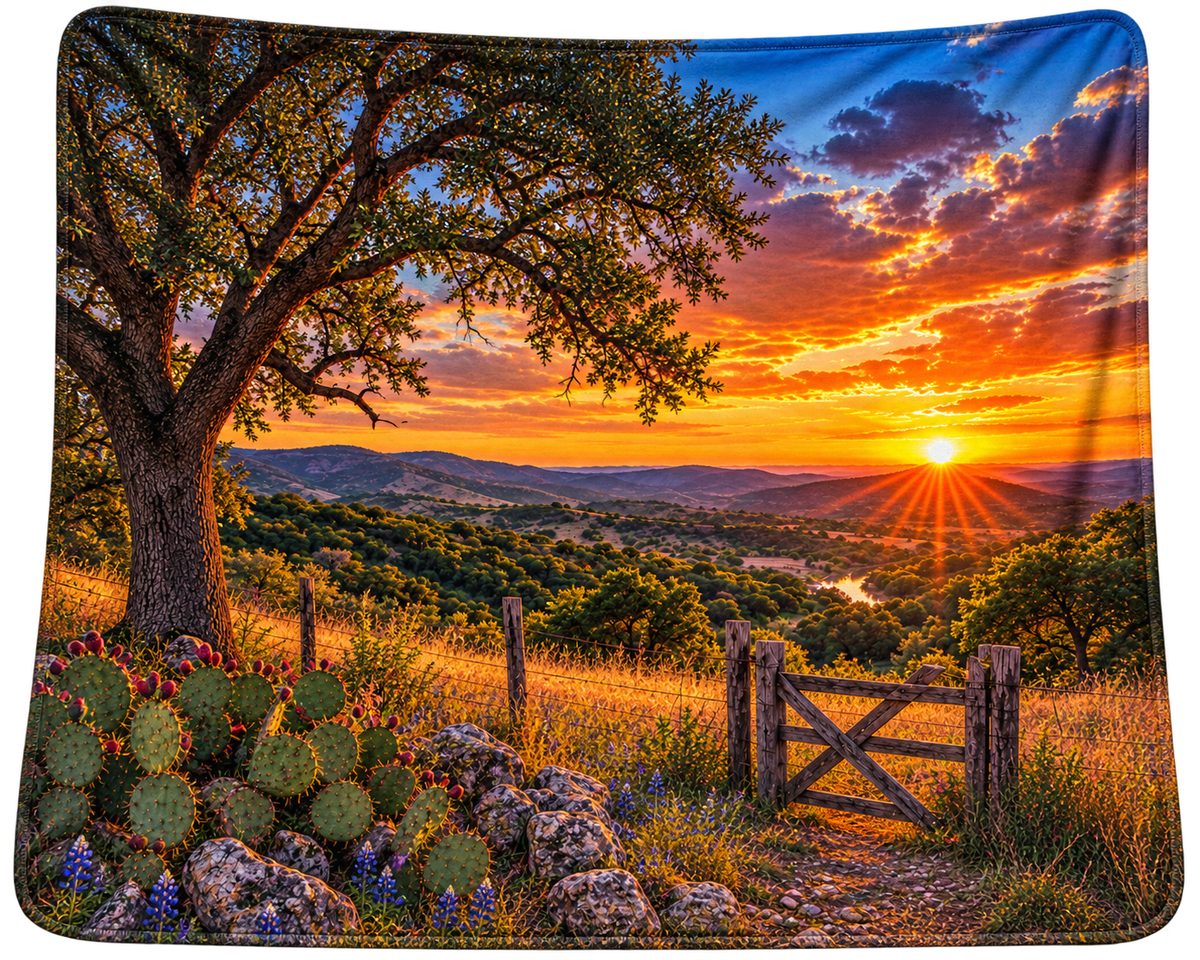 Texas Hill Country Blanket
